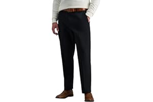 Haggar Men's Premium No Iron Khaki Classic Fit Flat Front Casual Pant (Regular and Big & Tall Sizes)