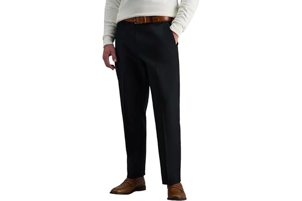 Haggar Men's Premium No Iron Khaki - Classic Fit