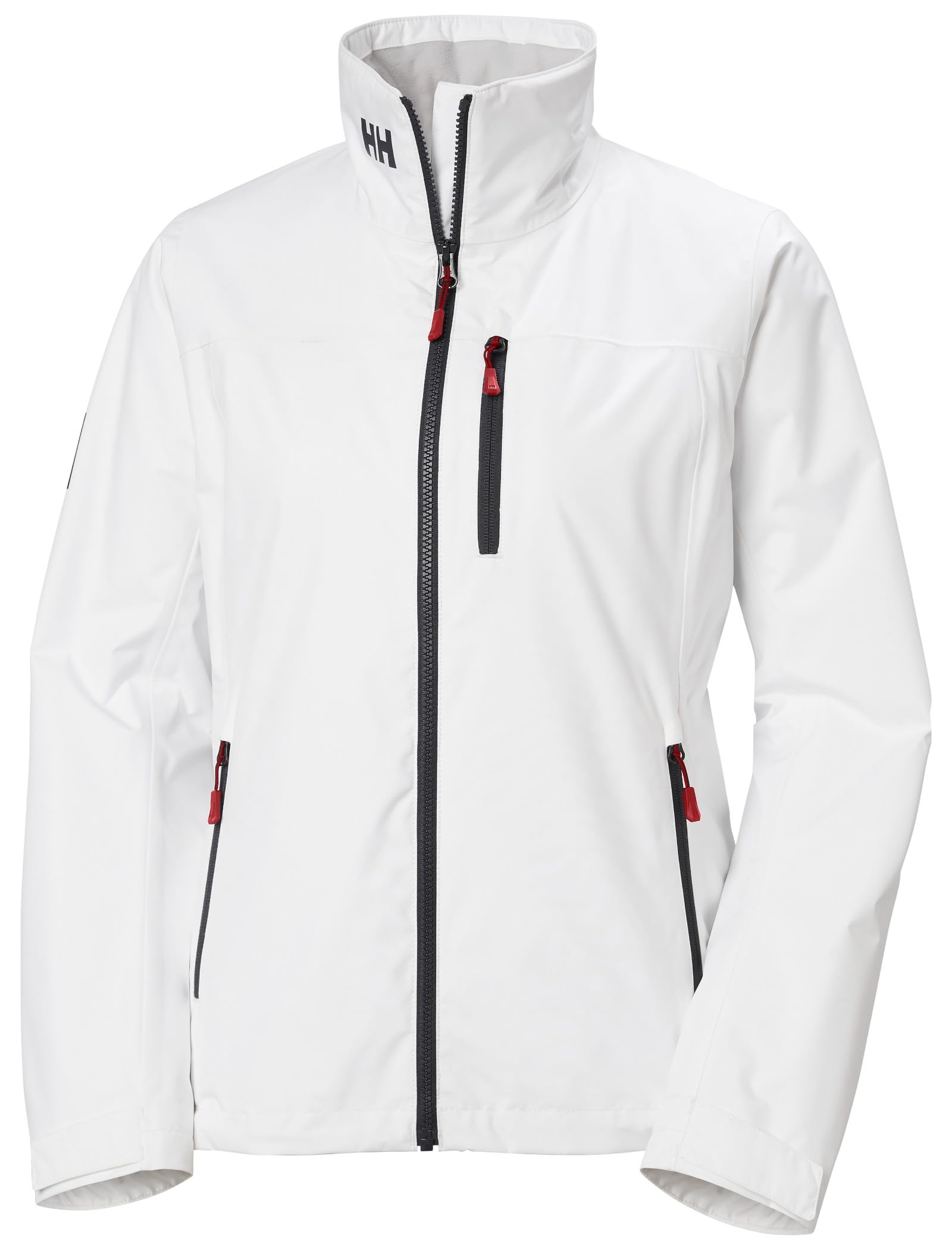 Helly-Hansen Crew Midlayer Jacket 2.0 for Women - Stylish Waterproof Coat with Fleece-Lined Comfort, 001 White - 3X-Large Image