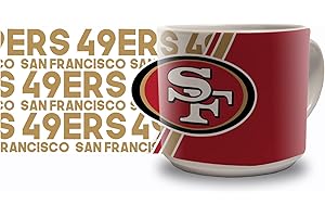 Rico Industries NFL Football 14oz Metro Ceramic Coffee Mug, Team Colored Ceramic Mug