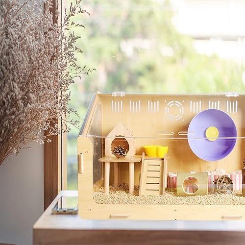 Pet Cages Diy Hamster Cage Wood Dwarf Hamster Cage Wooden