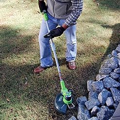 Alternative view of Greenworks 24V Cordless String Trimmer and Blower Combo Pack, 2Ah Battery and Charger Included STBA24B210