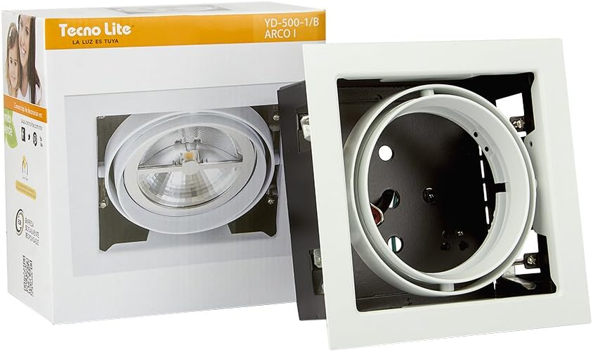 Lámpara para Empotrar, de interior color Blanco Tecnolite YD5001/B