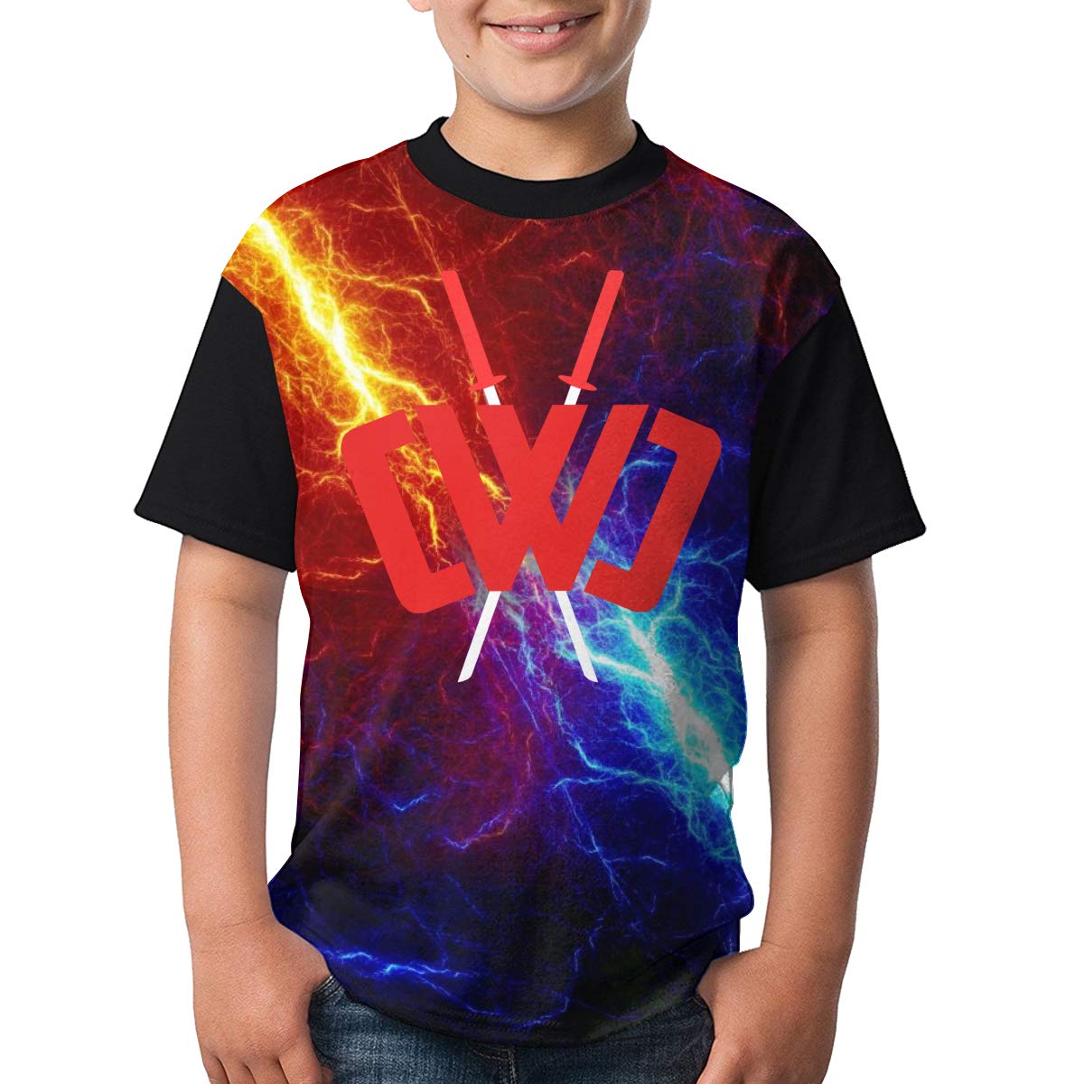 Chad Wild Clay Boys and Girls Print T-Shirts, Youth Fashion Tops