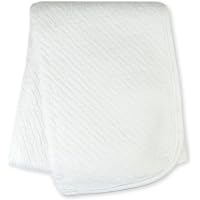 HonestBaby Organic Cotton Quilted Baby Blanket - Reversible, Hand-Stitched, Soft & Safe For Newborns (Rose Blossom/Dip Dye) - View #7