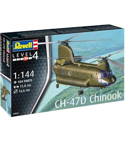 Amazon.com: Italeri 2779 Chinook HC.1/Ch-47D, 1: 48 : Arts, Crafts