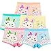BOOPH Soft Cotton Girl Panties Briefs Toddler Underwear 5-7 Years Rabbit 5 Pack