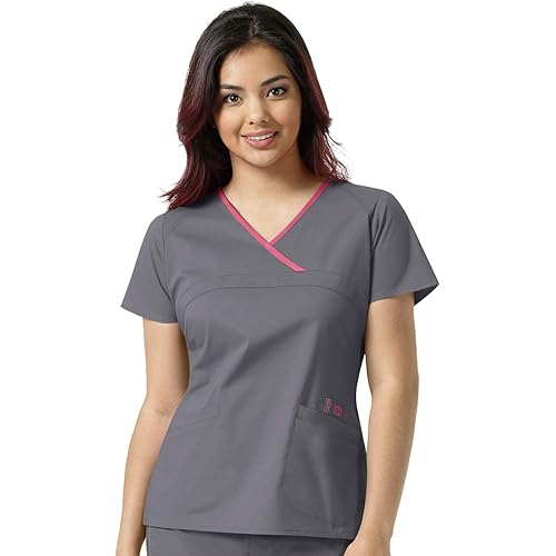 WonderWink Women's Charlize-Y-Neck Top