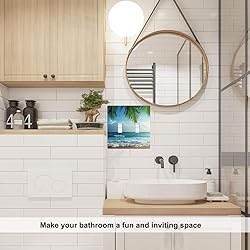 Pznen Beach 2-Gang Wall Plate Dual Switch Faceplate