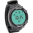 Cressi Nepto Freediving Watch Computer - Fully Customizable - Protection Against Taravana Risk - Logbook - Made in Italy