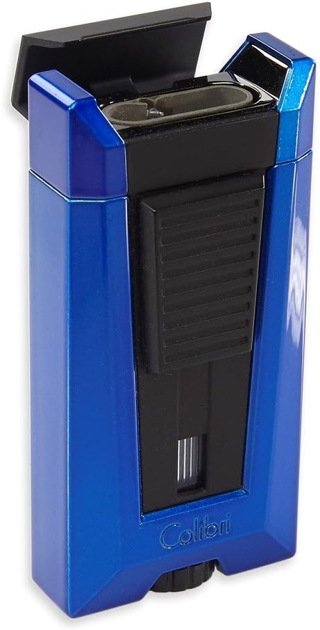 ColibriStealth III Triple Flame Lighter -Blue & MATT BLACK