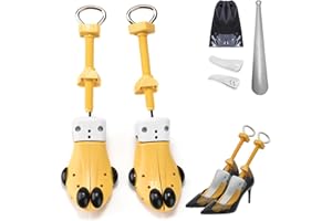 VIVEBEI Shoe Stretcher for Women and Men with Wide Feet, Shoe Tree Width and Length Adjustable 4-way Stretch