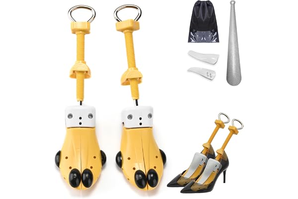 VIVEBEI Shoe Stretcher for Women and Men with Wide Feet, Shoe Tree Width and Length Adjustable 4-way Stretch