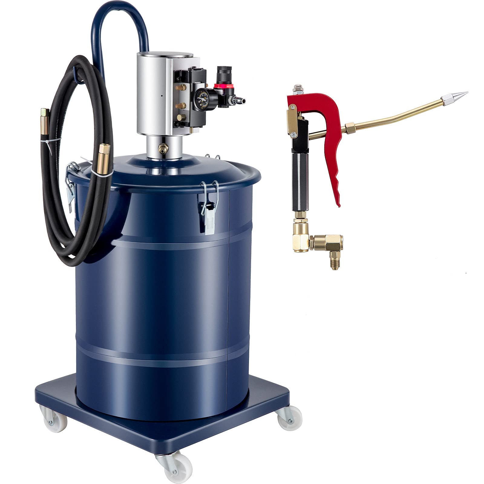 Buy VEVOR Grease Pump 10 Gallon 40L Air Operated Grease Pump, 1.3L/Min