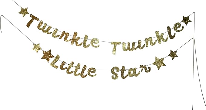 twinkle twinkle little star banner diy