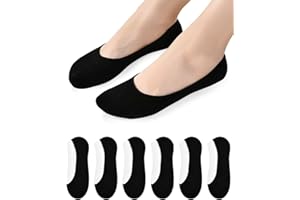 RYI 5-Pack No Show Socks for Women Size 6-9 Ankle Invisible Non-slip Athletic Socks