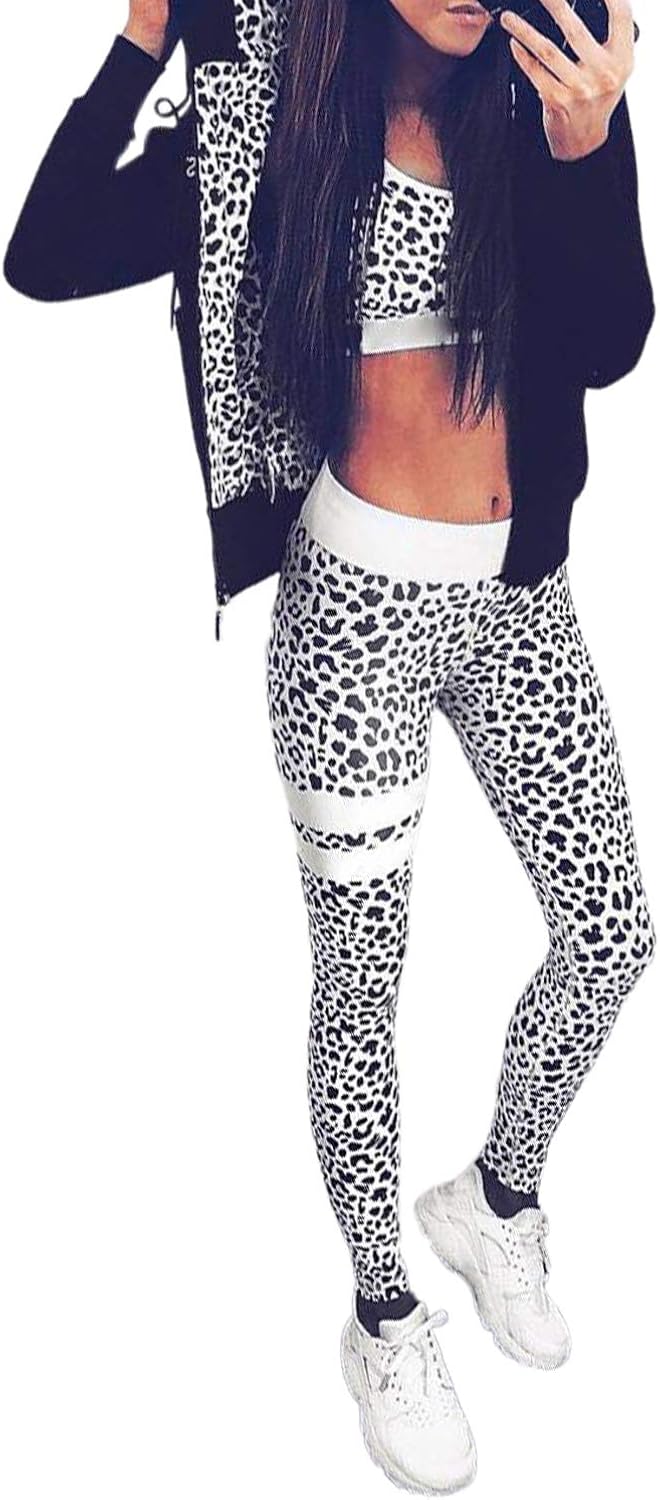 leopard workout set