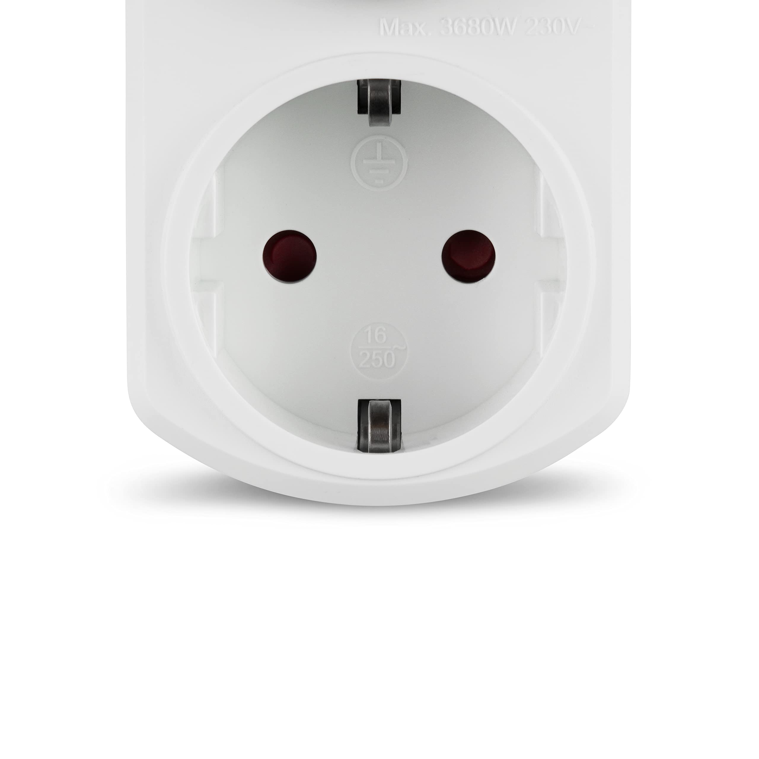 REV Zeitschaltuhr – mechanische Zeitschaltuhr Steckdose (48 Schaltzeiten/Tag, 30Min. Intervalle, max. 3680W) – Weiss 5