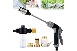 Aquoxis Pressure Washer – 15x More Powerful Than Hoses, Durable Stainless Steel,Easy Installation,Universal Compatibility, 36