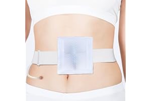 BOJEE Feeding Tube G-Tube Holder Peritoneal Dialysis G Tube Belt Peg Suppiler Catheter Holder Gastrostomy Covers Pads Drainage Abdominal Dialysis Medical Belt (Size 28-42 inch)