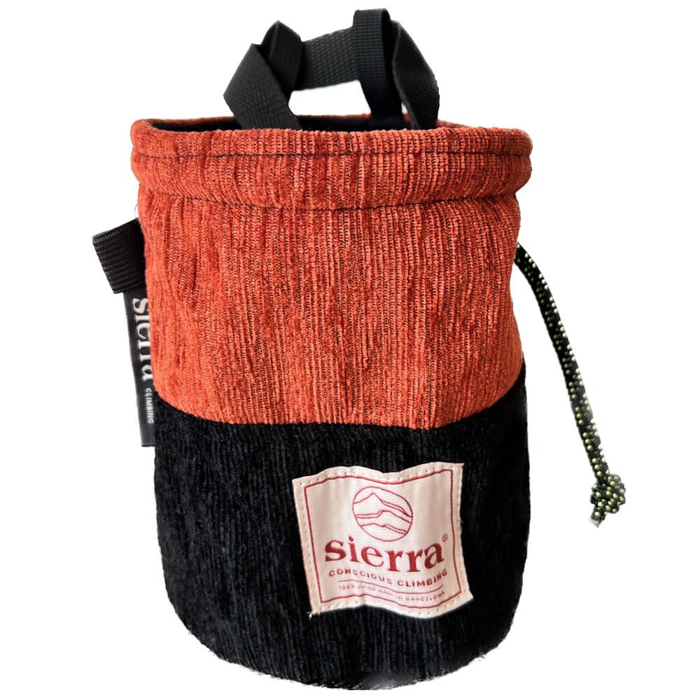 Sierra Conscious Climbing. Tube Matrix Navajo Red Climbing Magnesera | Organic Cotton | With Adjustable Belt