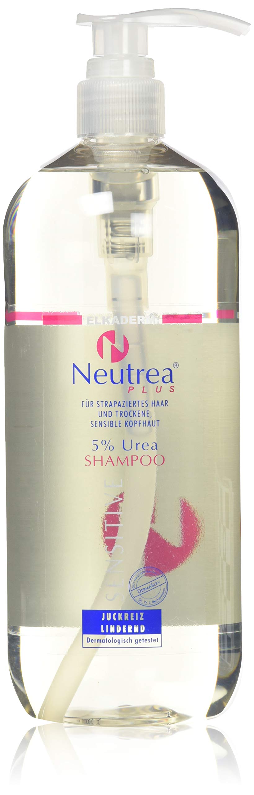 Elkaderm Neutrea Plus 5% Urea Shampoo, 1000 ml, Unscented