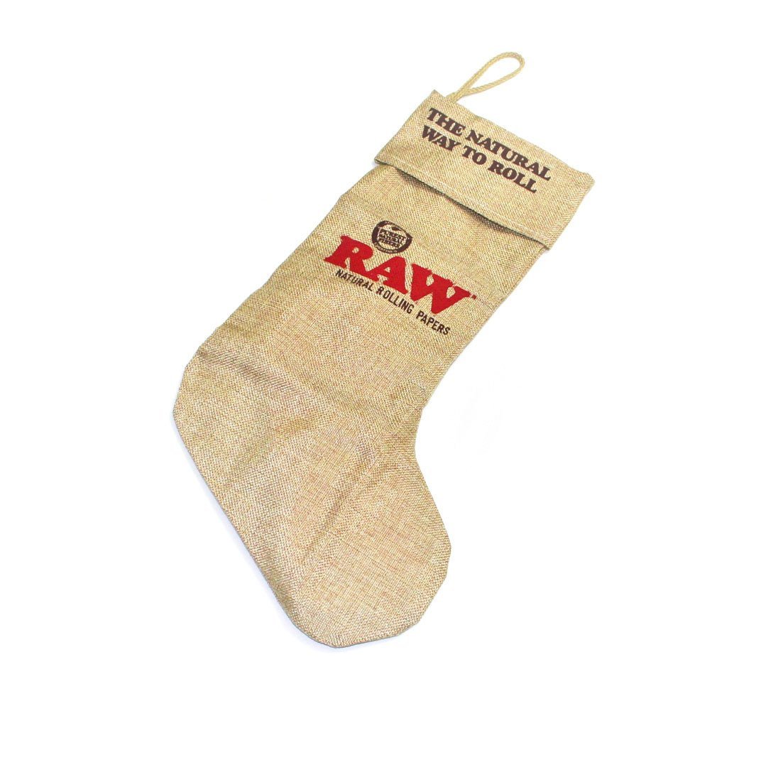 RAW Rolling Xmas Stocking Natural Hemp