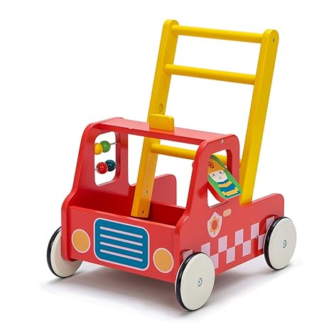  Hessie Wooden Push Toy Baby Walker With Wheel
