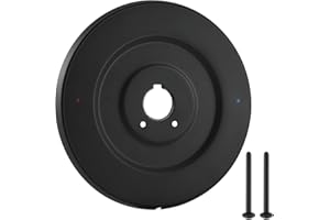 UCDETD Escutcheon Replacement for Moen 16090 Chateau Collection Shower trim kit, Compatible with One-Handle Tub and Shower Faucets, Matte Black