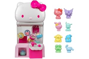 Jazwares Hello Kitty and Friends, 12” Claw Machine with 8 Collectible Mini Figures - Officially Licensed Sanrio Product from (Amazon Exclusive)
