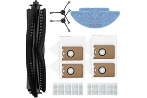 All in One Accessory Pack for Laresar For L6 Nex Robot Vacuum Cleaner Includes Brushes, Mop Cloths and Filters