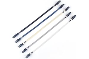 ANRANMM 5 Pieces Adjustable Hat Strap Clips Windproof Anti-Loss Cap Strap Clips Hat Chin Cord for Travel, Golfing, Fishing