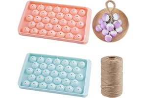 AHANDMAKER DIY Grape Soap Making Kit for Beginners 2 Colors Grape Soaps Molds Grapes Shape Soap Making Mold Fruit Molds for H