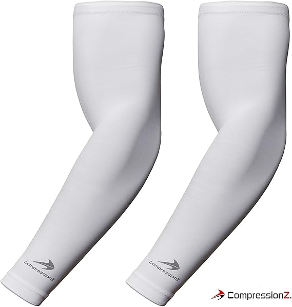CompressionZ Compression Arm Sleeves for Men Women UV Protection
