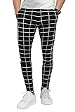 GINGTTO Black Dress Pants Men Slim Fit,Mens Chino