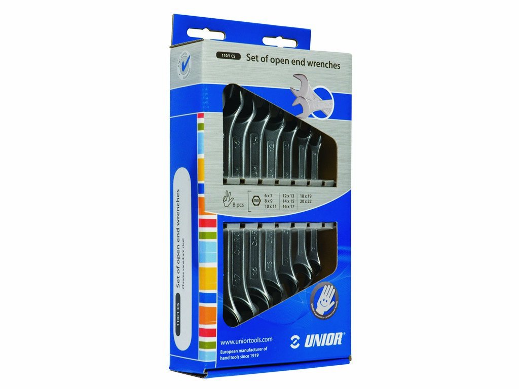 Unior URT724 Open End Wrenches - Grey/Blue