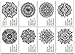 Chameleon Art Products, Chameleon Color Cards, 8 Designs - Mini Mandala