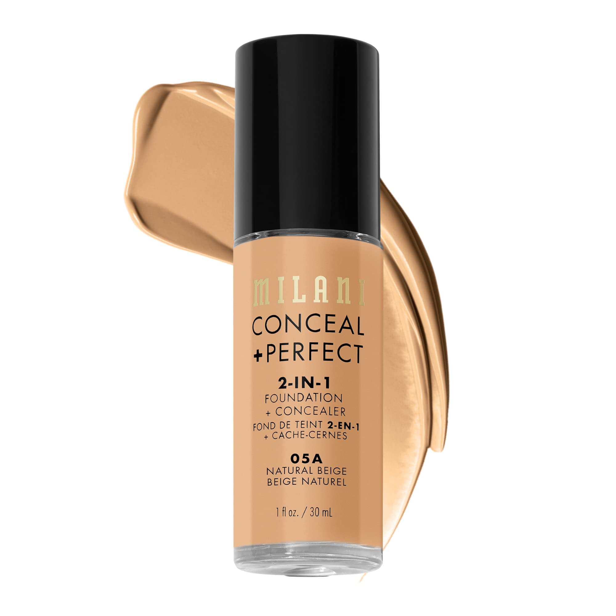Milani 2-In-1-Foundation +Concealer-Natural Beige — image 1
