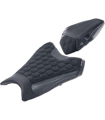 Amazon.com: ZXMOTO Motorcycle Rear Pillion Passenger Seat