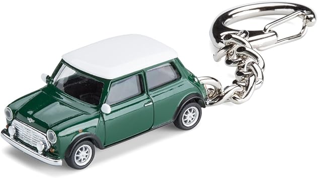 Mini Cooper Schlüsselanhänger Aus Metall - Kult Auto Accessoire Für Echte Fans