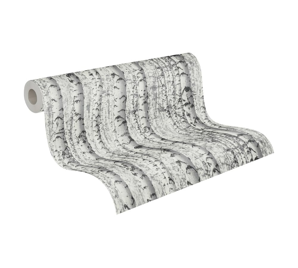 A.S. Création PintWalls 387191 Non-Woven Wallpaper Forest Grey Natural 10.05 x 0.53 m Made in Germany