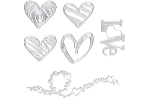 ON-AIRSTORE Love Heart Cutting Dies Stencil Metal Template Molds, Embossing Tool Die Cuts for Card Making Album Paper Scrapbooking DIY Décor Dies Craft
