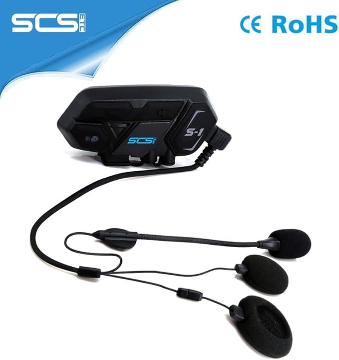 SCS ETC s1 500 m Moto Casco Bluetooth Headset, Motore Auricolare