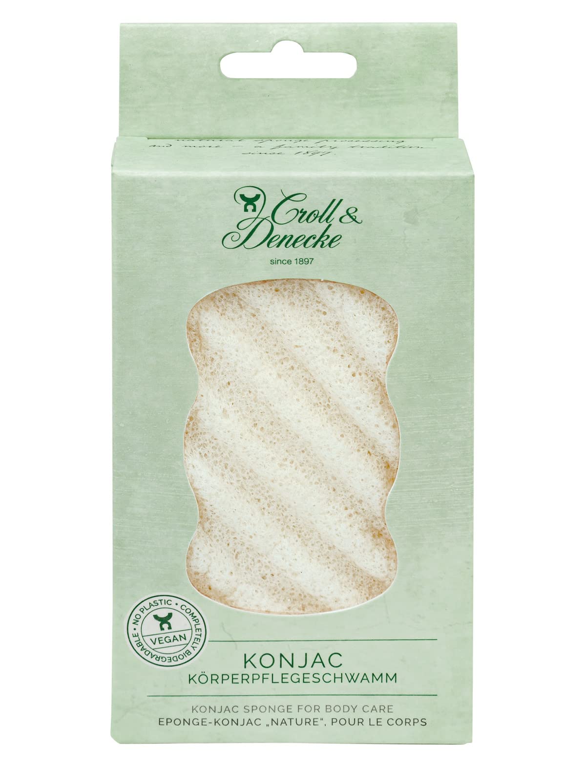 Lenn & Levia Konjac Body Care Sponge White
