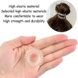 liyun Spiral Hair Coils & Clear Elastic Hair Ties for Women Girls 20pk view 6