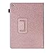 New iPad 9.7 inch 2017 Case, Karidge Glitter Bling PU Leather Smart Cover Multi-Functional Folio Hand Stand Viewing Angles Pencil Holder Auto Wake / Sleep Protective Case for iPad 9.7