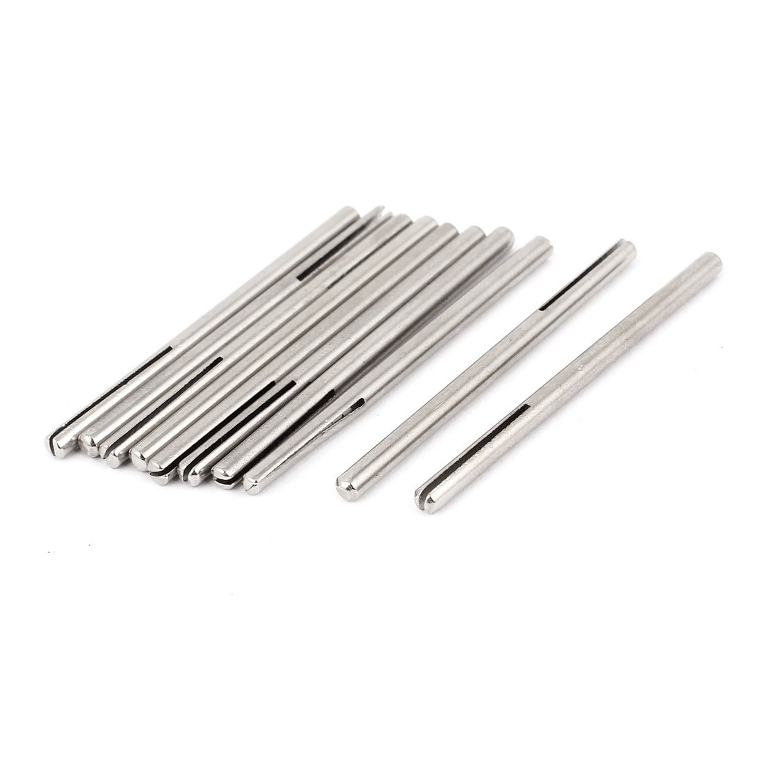 uxcell Abrasive Sanding Disc Sandpaper 1/8" Shank Dia Split Mandrel 10 Pcs