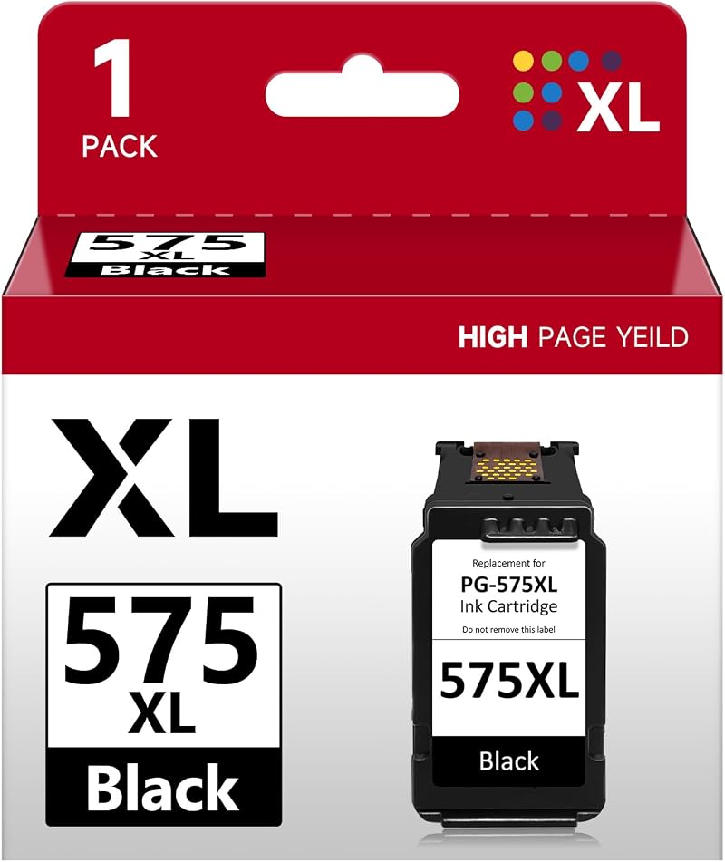 Firstoner PG-575XL Black Ink Cartridge for Canon Pixma TS3550i TR4750i TS3750i