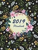 2019 Planbook: Flower Calender, Daily journal Planner, 12 Months Calendar, schedule planner, Agenda by Hang Dailynote