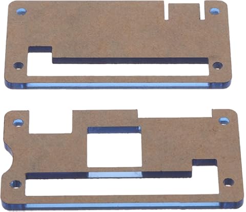 P Prettyia Caja De La Computadora Cubierta del Gabinete Vivienda Shell Slice para Raspberry Pi Zero - Azul